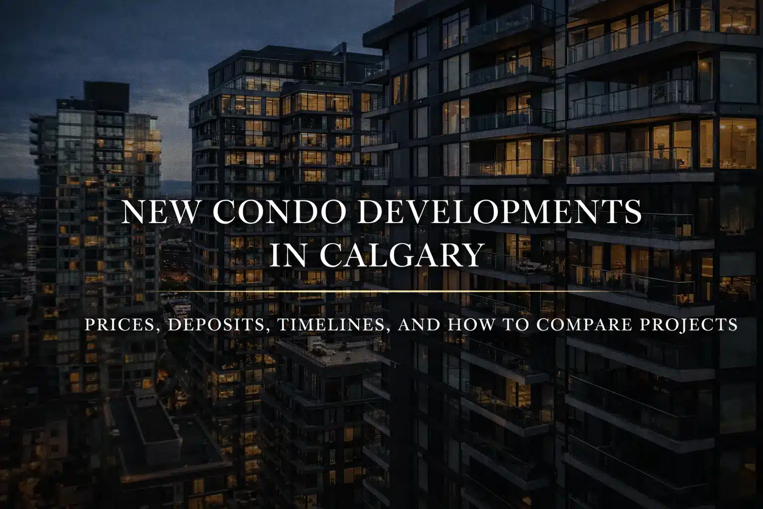 New Condo Developments in Calgary